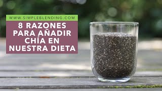 8 RAZONES PARA AÑADIR CHÍA EN NUESTRA DIETA  Beneficios de las semillas de chía [upl. by Terza]