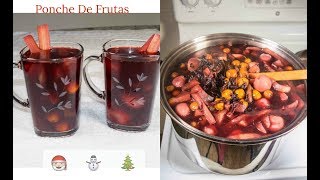 Ponche de Frutas Navideño [upl. by Eisnyl249]