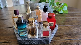 April Perfume Tray  March Recap [upl. by Dieterich935]