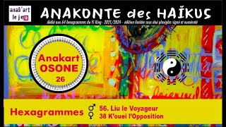 Extension 24 Anakart OSONE et Hexagrammes 56 et 38 dans le Yi King [upl. by Jerrilyn]