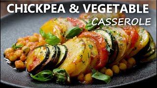 CHICKPEA and VEGETABLE CASSEROLE Recipe  Healthy Vegan and Vegetarian Meal Ideas  Chickpea Recipes [upl. by Xineohp257]