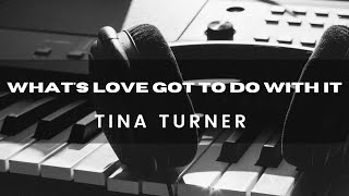 Tina Turner  Whats Love Got Do With It Acoustic Karaoke [upl. by Hoseia]