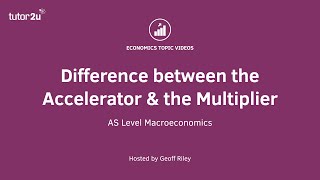 The Accelerator and the Multiplier I A Level and IB Economics [upl. by Naesyar]