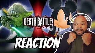 SHORT SAVAGESYoda VS King Mickey  DEATH BATTLE  REACTION [upl. by Anneuq]