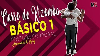 APRENDER A BAILAR KIZOMBA PASOS BÁSICOS – Kizomba para Principiantes 1 [upl. by Ahsikal]