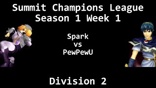 SCL11  Spark Sheik vs PewPewU Marth  Division 2 [upl. by Sabsay696]