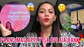 PAANO MAG APPLY SA BANK AS AN EMPLOYEE  BANCASSURANCE EXECUTIVE 👩‍💼INITIAL EXAM FINAL INTERVIEW [upl. by Heeley680]