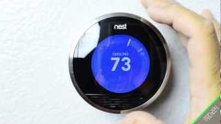 Demo Nest Learning Thermostat [upl. by Erised]