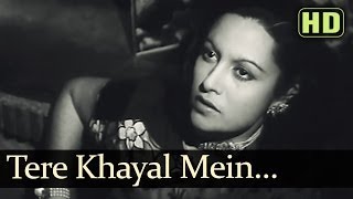 Tere Khayal Mein Bachpan HD  Afsana Songs  Ashok Kumar  Veena  Lata Mangeshkar [upl. by Danell]