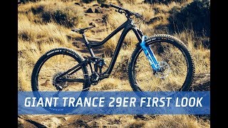 Giant Trance 29er 2019  First Look  Flow Mountain Bike [upl. by Nosneb]