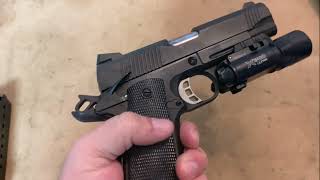 SDS Imports 1911 CB45R Carry with Rail 45 ACP 425quot  500 round review Surprise at the end [upl. by Eide]