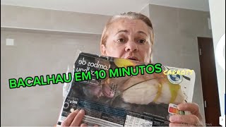 BACALHAU EM 10 MINUTOS [upl. by Siberson]