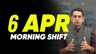 🚨6th April Morning Shift Analysis in 90 seconds  JEE Main 2024  MathonGo  Anup Sir [upl. by Adnilram]