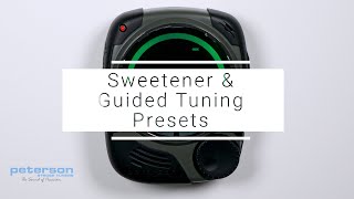 StroboPLUS HDC Tuner Video Instructional Manual  12 Sweetener amp Guided Tuning Presets [upl. by Dee]