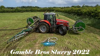 Gamble Bros Slurry Spreading 2022 [upl. by Loraine357]