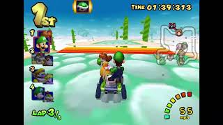 GBA Sky Garden  Mario Kart Double Dash Custom Track [upl. by Hirschfeld]