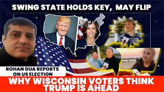 WATCH Wisconsin Voters Say Trump Has More Support Some Say Kamala Harris In Chicago By Rohan Dua [upl. by Atlanta]