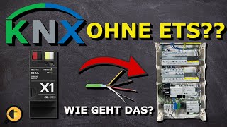 KNX Smart Home OHNE ETS Gira one Verdrahtung in der Unterverteilung Jalousie amp Dimmaktor Teil 1 [upl. by Lantha]