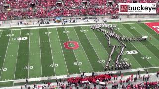 Ohio State Marching Band quotMichael Jackson Tributequot  Halftime vs Iowa 101913 [upl. by Barnabas]