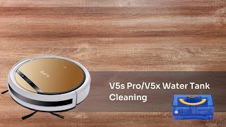 V5s ProV5x Water Tank Cleaning  ILIFE V5s ProV5x Robotic Vacuum Cleaner [upl. by Kcirtemed690]