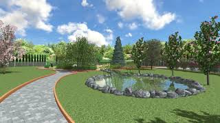 Peyzaj Mimarlığı Öğrencilerine Örnek Proje ÇizimiREALTIME LANDSCAPING ARCHITECT [upl. by Foulk]