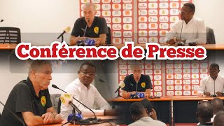 Conférence de Presse davant Match de Michel Dussuyer une esprit revanchard daprès le Coatch [upl. by Snehpets708]