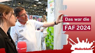 Farbe Ausbau amp Fassade I Frisch von der FAF 2024 I Messehighlights [upl. by Renrut]