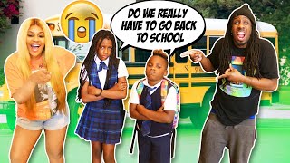 Telling the Kids School is Back Open Lock Down is Over Prank [upl. by Oringas]