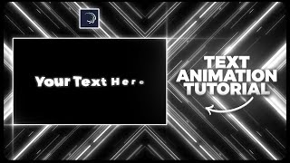 TEXT ANIMATION \  alight motion tutorial  Part 3 [upl. by Briano715]