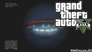 GTA 5 Easter Egg  UFO Floating Over Mount Chilliad  Grand Theft Auto V UFO Easter Egg [upl. by Bowlds679]