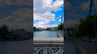 Zurich Switzerland 🇨🇭 Limmat River ytshorts abba switzerland zurich [upl. by Eirol]