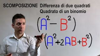 Scomposizioni  Differenza di due quadrati quadrato di binomio Esercizi svolti [upl. by Raouf]