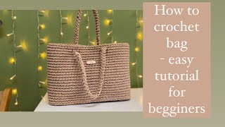 How to crochet bag  easy tutorial for begginers crochet crochetbag youtubevideo Bobilon [upl. by Adigun]