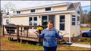 40k Tiny House is her dream home in a Tiny Home Village [upl. by Herminia]