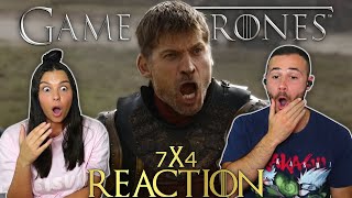 Jaime was NOT ready for this  Game of Thrones 7x4 REACTION and REVIEW  The Spoils of War [upl. by Drofniw]