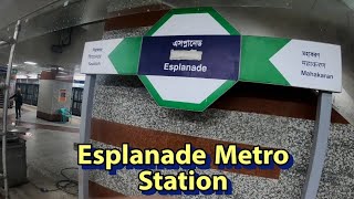 Most Awaited Video Esplanade New Metro Station Tour  Howrah Maidan SealdahSalt Lake Sector 5 [upl. by Edmonda]