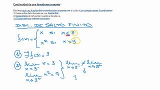 316 Continuidad  Discontinuidad de Salto Finito [upl. by Tterrab939]