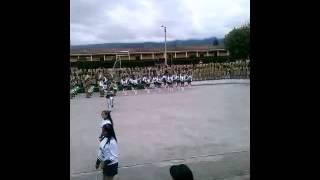 BANDA DE GALA DEL COLEGIO JORGE ALVAREZ DE PILLARO EN EL TRASPASO DE LA BANDERA [upl. by Boorman]