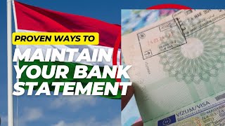 How To Maintain a Bank Statement For Hungary🇭🇺 Study Visa Information Bank Statement Information🇪🇺 [upl. by Rodenhouse390]