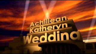 Achillean amp Katheryn Wedding 【二十世紀福斯電影開頭】 [upl. by Euqinay532]