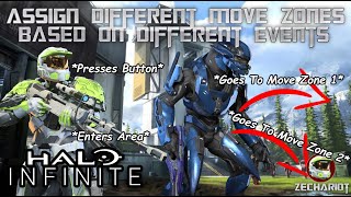 Assign Different Move Zones To AI On Events  Halo Infinite Forge Tutorial [upl. by Garrick]