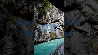 Aareschlucht in Seitzerland🇨🇭switzerland aareschlucht beautiful fotography [upl. by Annai]