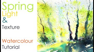 Spring Light Watercolour Tutorial [upl. by Boony]