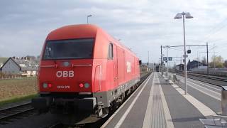 Bahnverkehr in Feldbach am 3112017 mit Verschub ÖBB 2016 und mehr [upl. by Cheria]