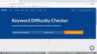 How to Check Keyword Difficulty Using Free Ahrefs Tool [upl. by Tucker]