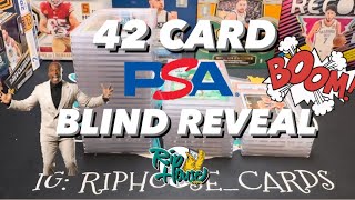 42 CARD PSA BLIND REVEAL MULTISPORT SUBMISSION AND YOU WILL NOT BELIEVE THE RESULTS 🤯🤯🤯 OMG [upl. by Jena]