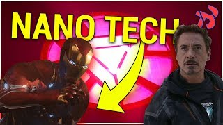 Iron Mans New Nano Tech Suit EXPLAINED Avengers Infinity War [upl. by Ahsek]