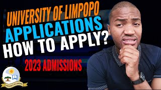 University of Limpopo  How to apply at UL for 2023 online  Full guide [upl. by Eirlav]