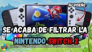 SE ACABA DE FILTRAR LA NINTENDO SWITCH 2  YA SE SABE CÓMO SERÁ SU DISEÑO [upl. by Collin147]