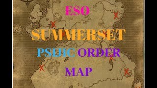 ESO SUMMERSET TIME BREACH LOCATION MAP [upl. by Anan]